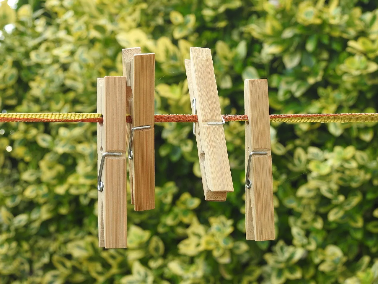 clasps, washing, wash, drying, string. Procedures that keep a laundromat consistent every day