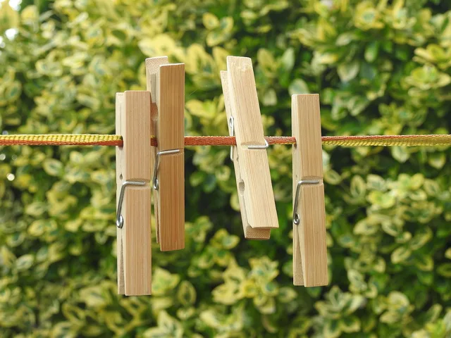 clasps, washing, wash, drying, string. Procedures that keep a laundromat consistent every day